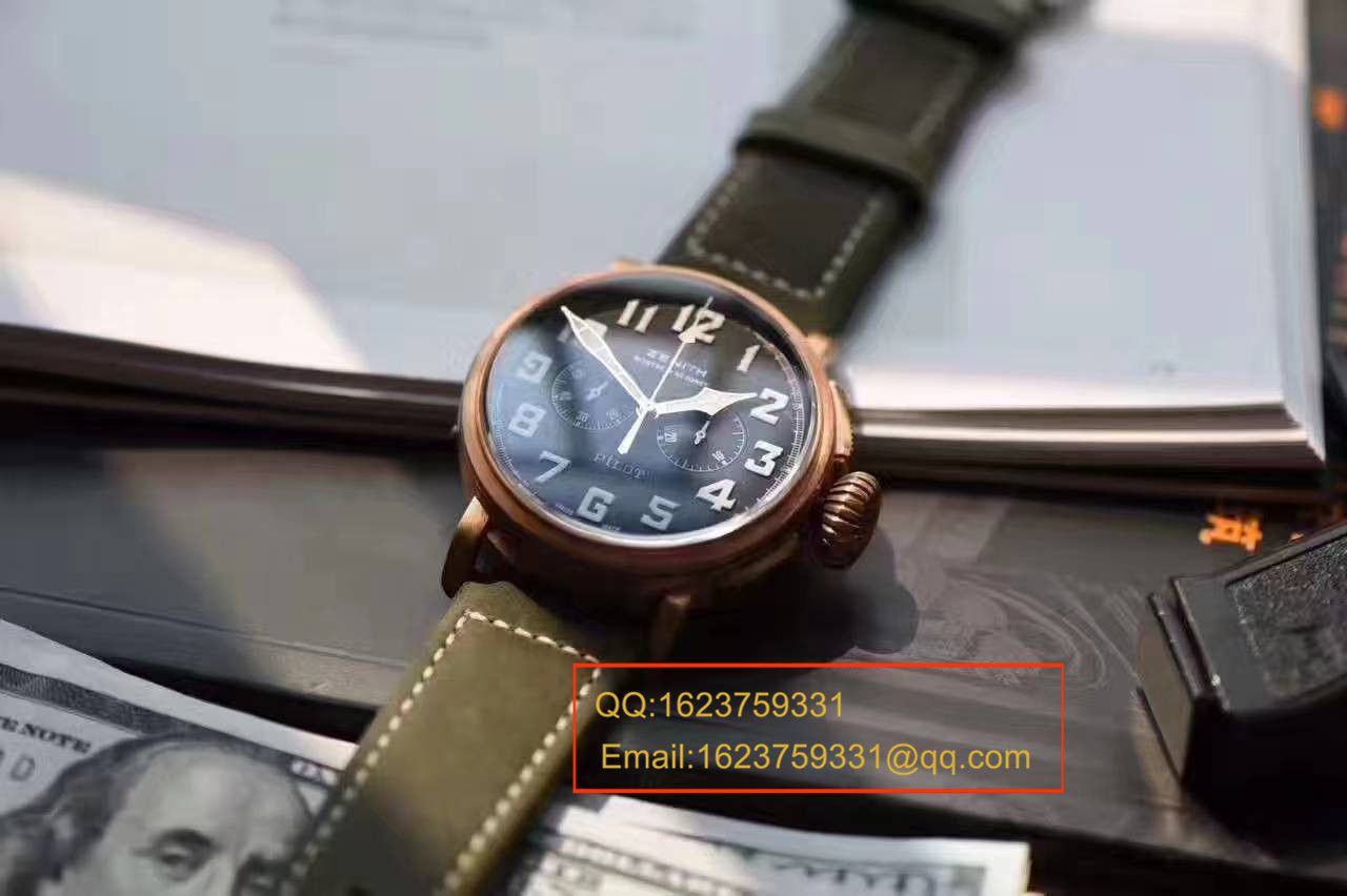  Video analysis 真力时飞行员系列29.2430.4069/21.C800 wrist watch 【XF新品1:1精仿手表：好莱坞大片青铜骑士杀到】 / ZSL030MM