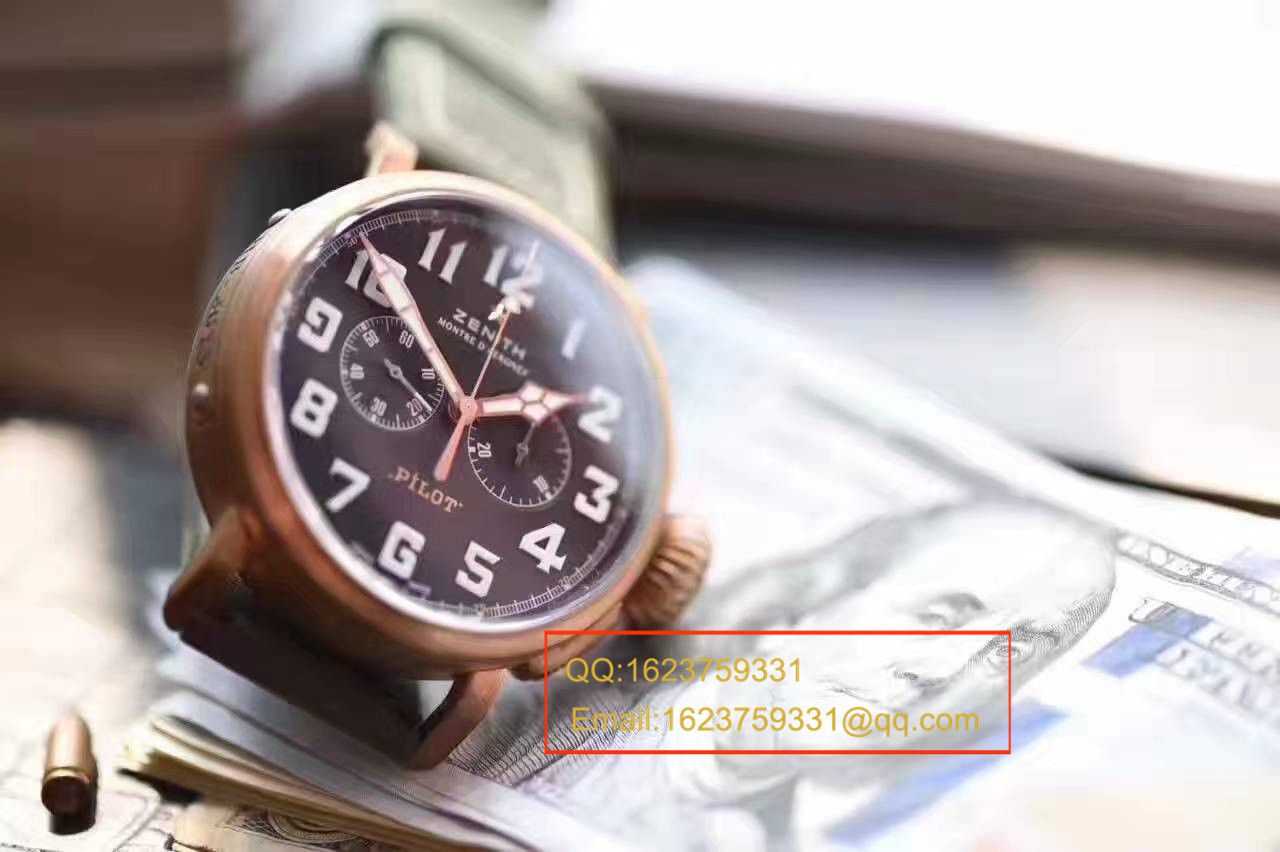  Video analysis 真力时飞行员系列29.2430.4069/21.C800 wrist watch 【XF新品1:1精仿手表：好莱坞大片青铜骑士杀到】 / ZSL030MM