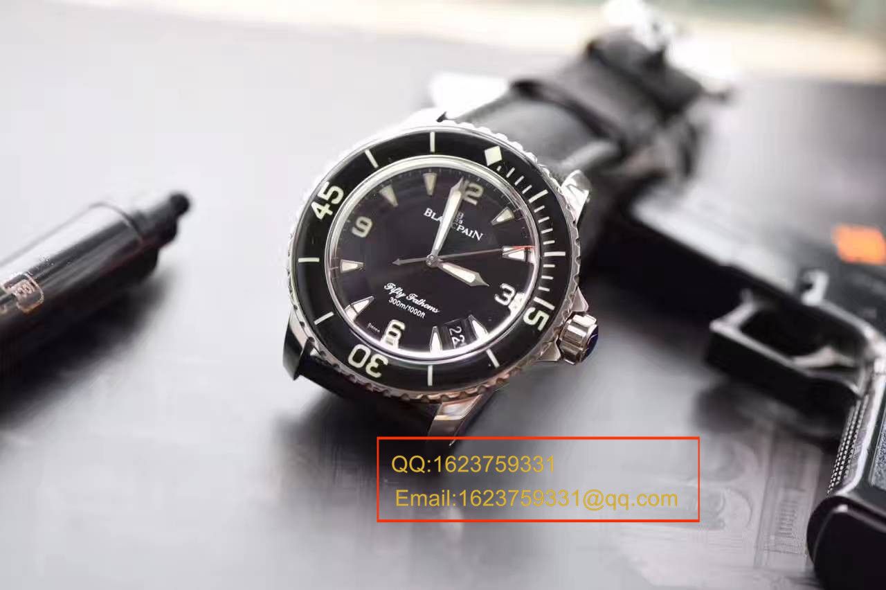  Video analysis Blancpain  Fifty Fathoms 系列5015-1130-52A wrist watch 【ZF Factory Blancpain  Fifty Fathoms ，正品开模一比一复刻高仿】 / BPBI026MM