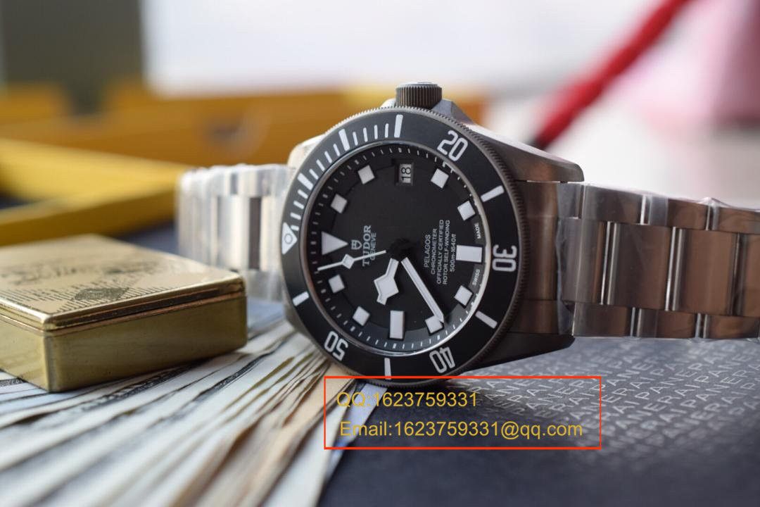  Tudor PELAGOS系列25500TN 钛金属 watchband   wrist watch 【XF一比一复刻高仿黑钛土豆黑色战斧V3版本】 / DT007AMM