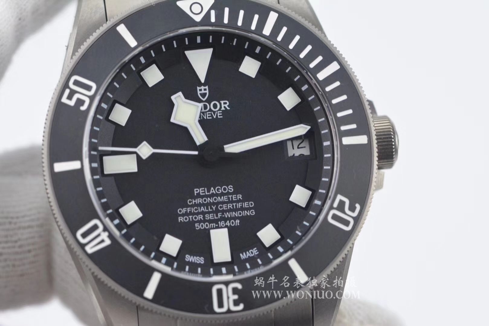  Tudor PELAGOS系列25500TN 钛金属 watchband   wrist watch 【XF一比一复刻高仿黑钛土豆黑色战斧V3版本】 / DT007AMM