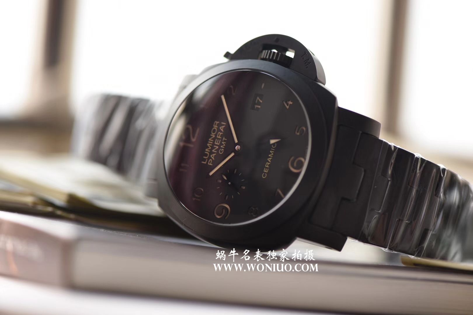  Video analysis Panerai LUMINOR 1950系列PAM00438 wrist watch 一比一复刻【VS出品Panerai PAM00438手表V2版本】 / VSPAM00438MM