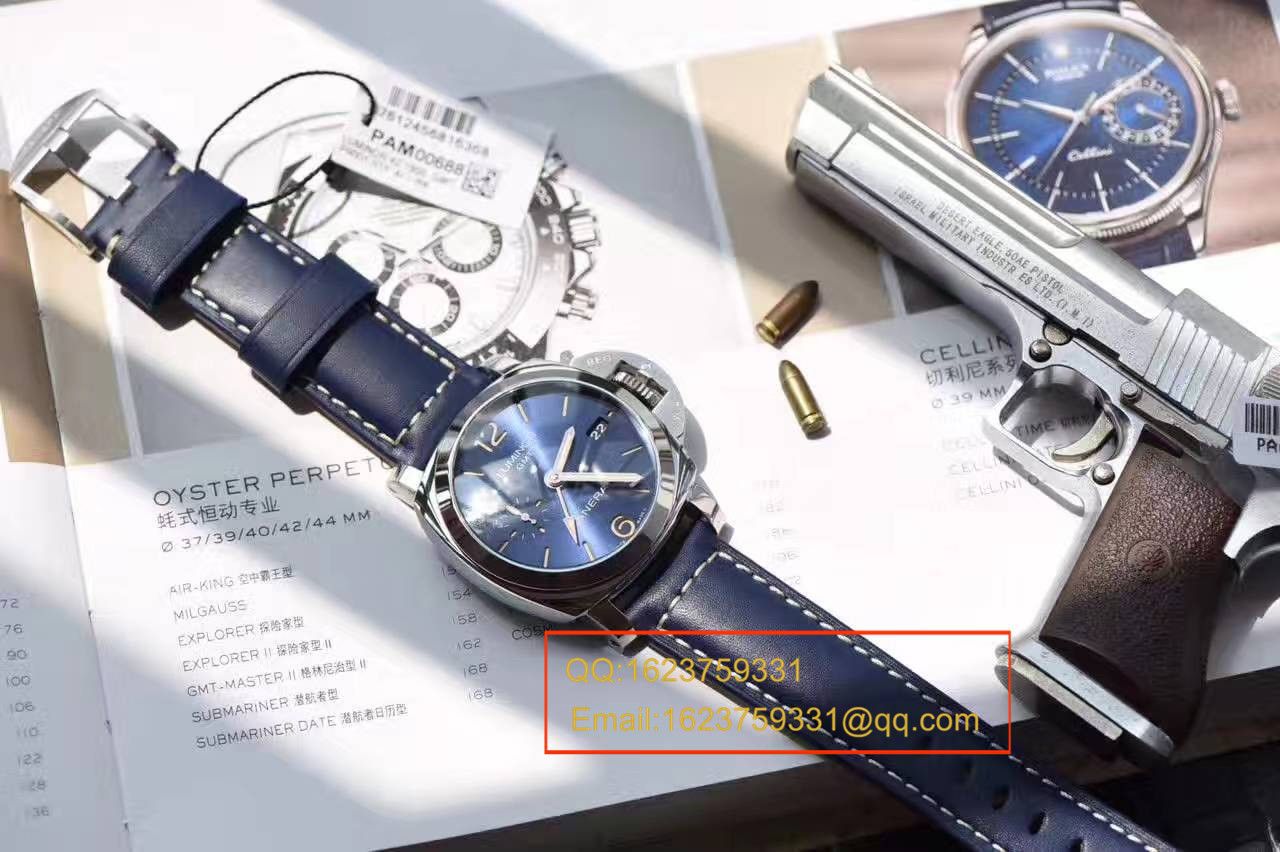  Video analysis Panerai LUMINOR 1950系列PAM00688 wrist watch 一比一超A高精仿【V2版本⭕VS新作pam00688（亚洲size 42mm）】 / VSPAM00688MM