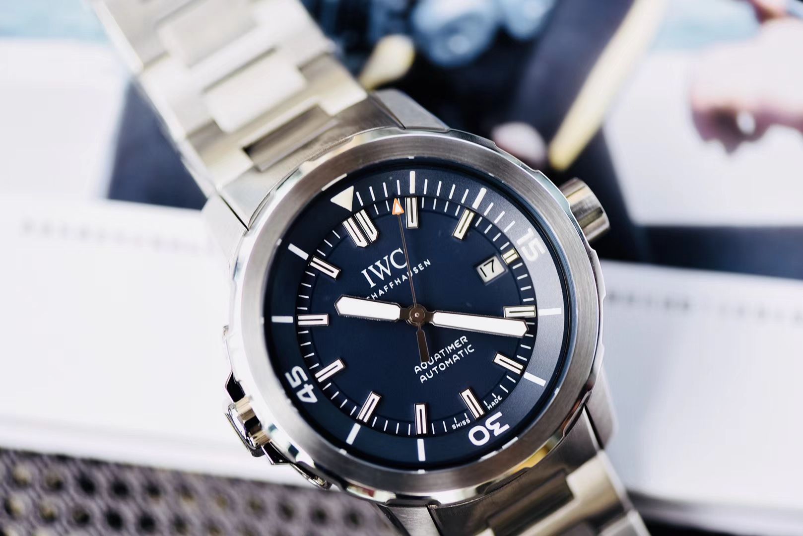  Video analysis IWC IWC 表海洋时计系列IW329001 wrist watch 一比一超A高仿手表【HBBV6 Factory 神作推荐！ IWC 海洋‼️】 / WG165MM
