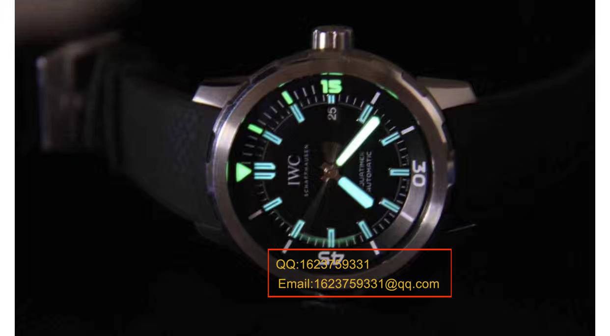  Video analysis IWC IWC 表海洋时计系列IW329001 wrist watch 一比一超A高仿手表【HBBV6 Factory 神作推荐！ IWC 海洋‼️】 / WG165MM