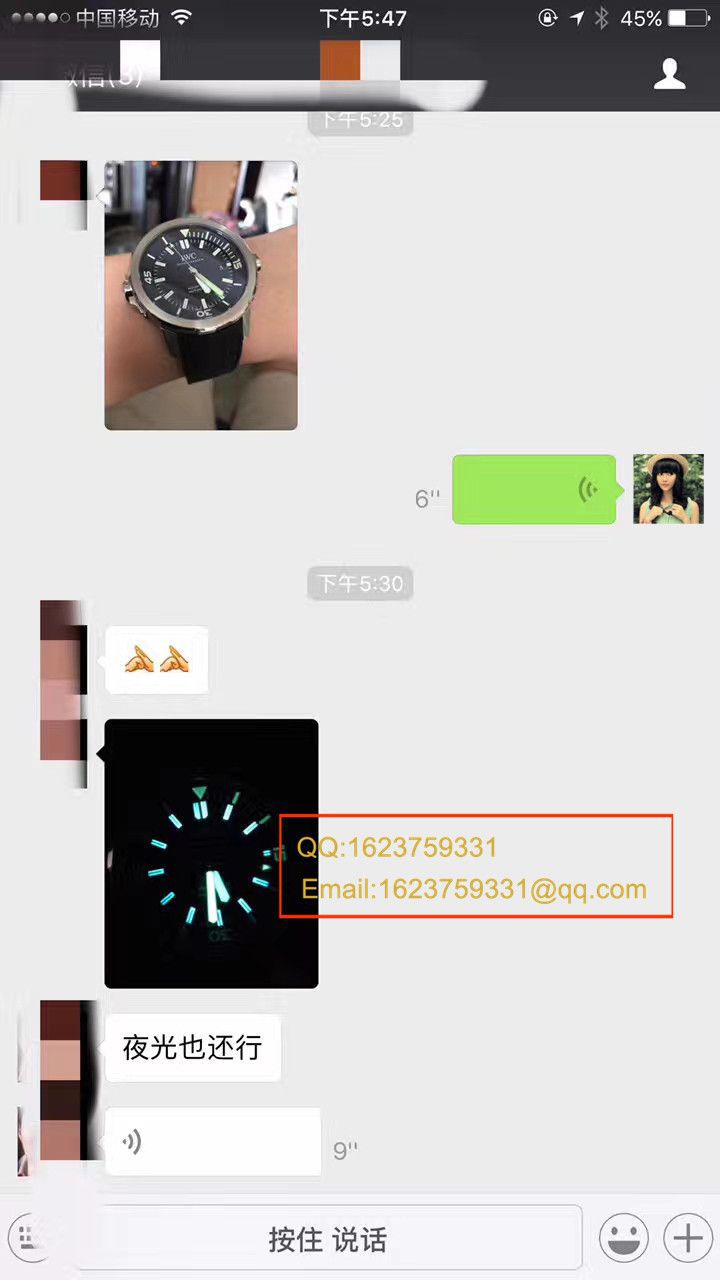  Video analysis IWC IWC 表海洋时计系列IW329001 wrist watch 一比一超A高仿手表【HBBV6 Factory 神作推荐！ IWC 海洋‼️】 / WG165MM