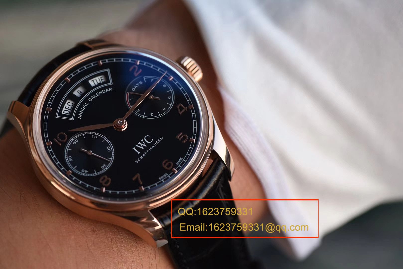  Video analysis IWC IWC 表葡萄牙系列IW503501 wrist watch YL Factory 一比一超A高仿 IWC 年历手表【年度 IWC 巨献！到货市面最高版本】 / WG305MM