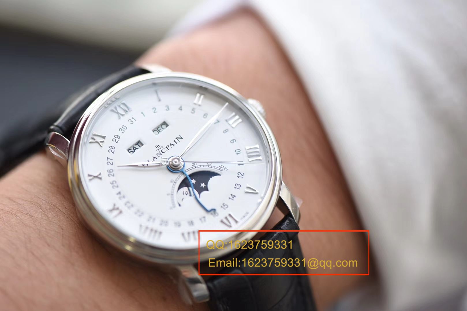  Video analysis Blancpain 经典系列6654-1127-55B wrist watch OM一比一高精仿手表 / BP022MM