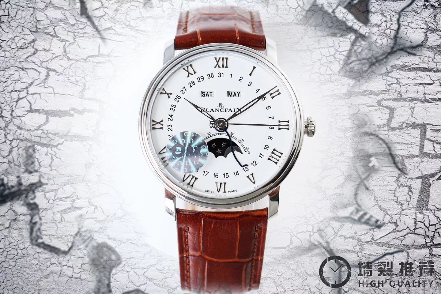  Video analysis Blancpain 经典系列6654-1127-55B wrist watch OM一比一高精仿手表 / BP022MM