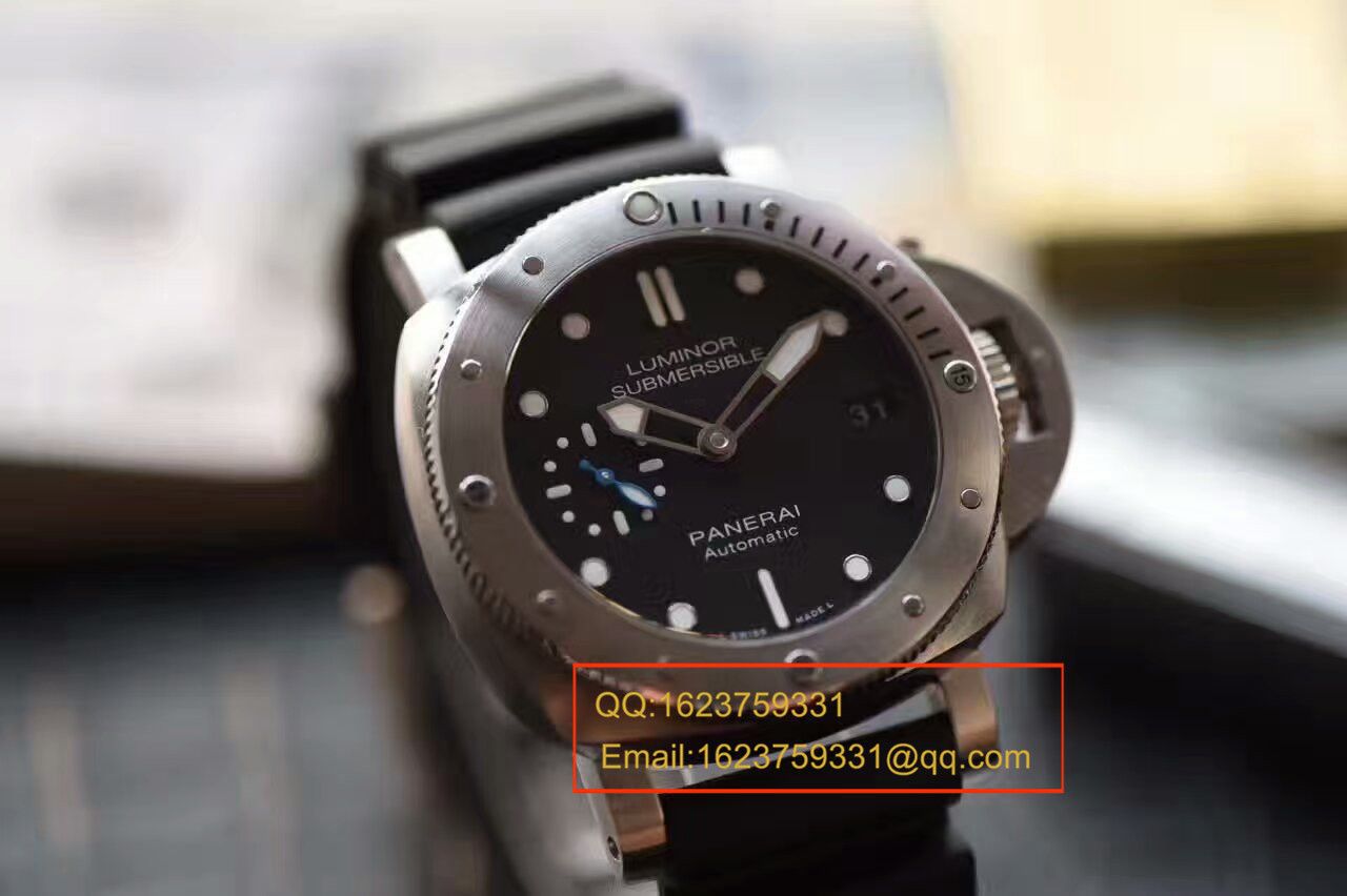  Video analysis Panerai SUBMERSIBLE 潜行系列PAM00682 wrist watch 一比一高仿【XF Factory 新升级版：佩纳海男女都可以佩戴】 / XFPAM00682MM