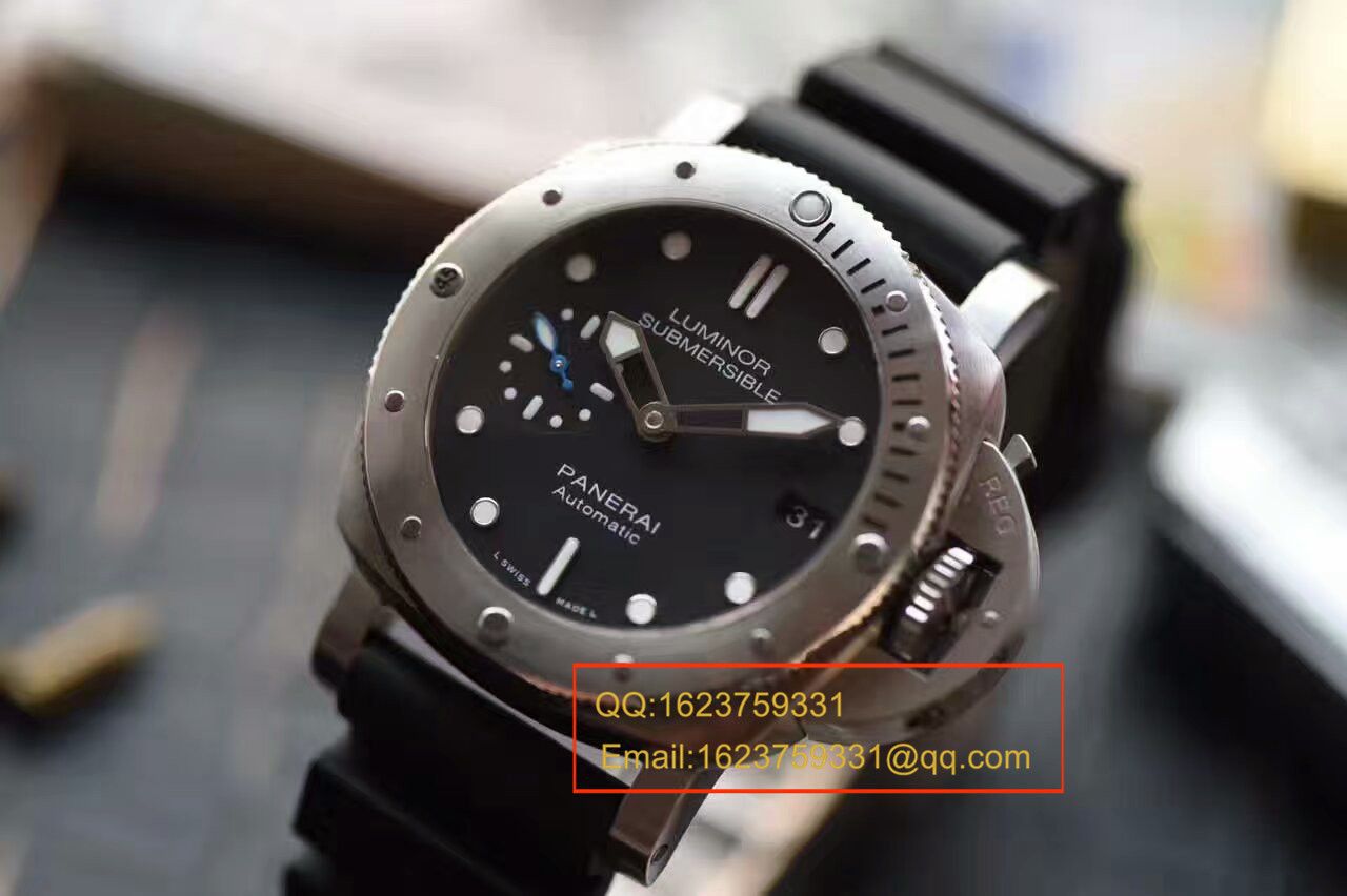  Video analysis Panerai SUBMERSIBLE 潜行系列PAM00682 wrist watch 一比一高仿【XF Factory 新升级版：佩纳海男女都可以佩戴】 / XFPAM00682MM