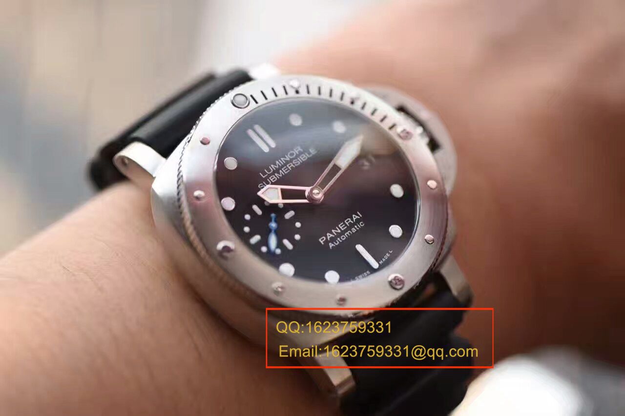  Video analysis Panerai SUBMERSIBLE 潜行系列PAM00682 wrist watch 一比一高仿【XF Factory 新升级版：佩纳海男女都可以佩戴】 / XFPAM00682MM