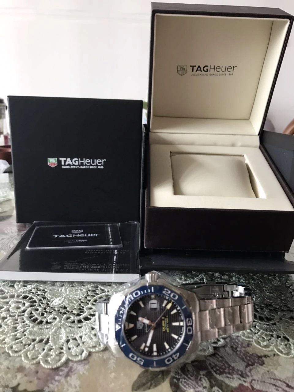 【 Video analysis 原单牛货】 TAG Heuer 竞潜系列WAY201B.BA0927 wrist watch ，WAY201A.BA0927双色 / TG053MM