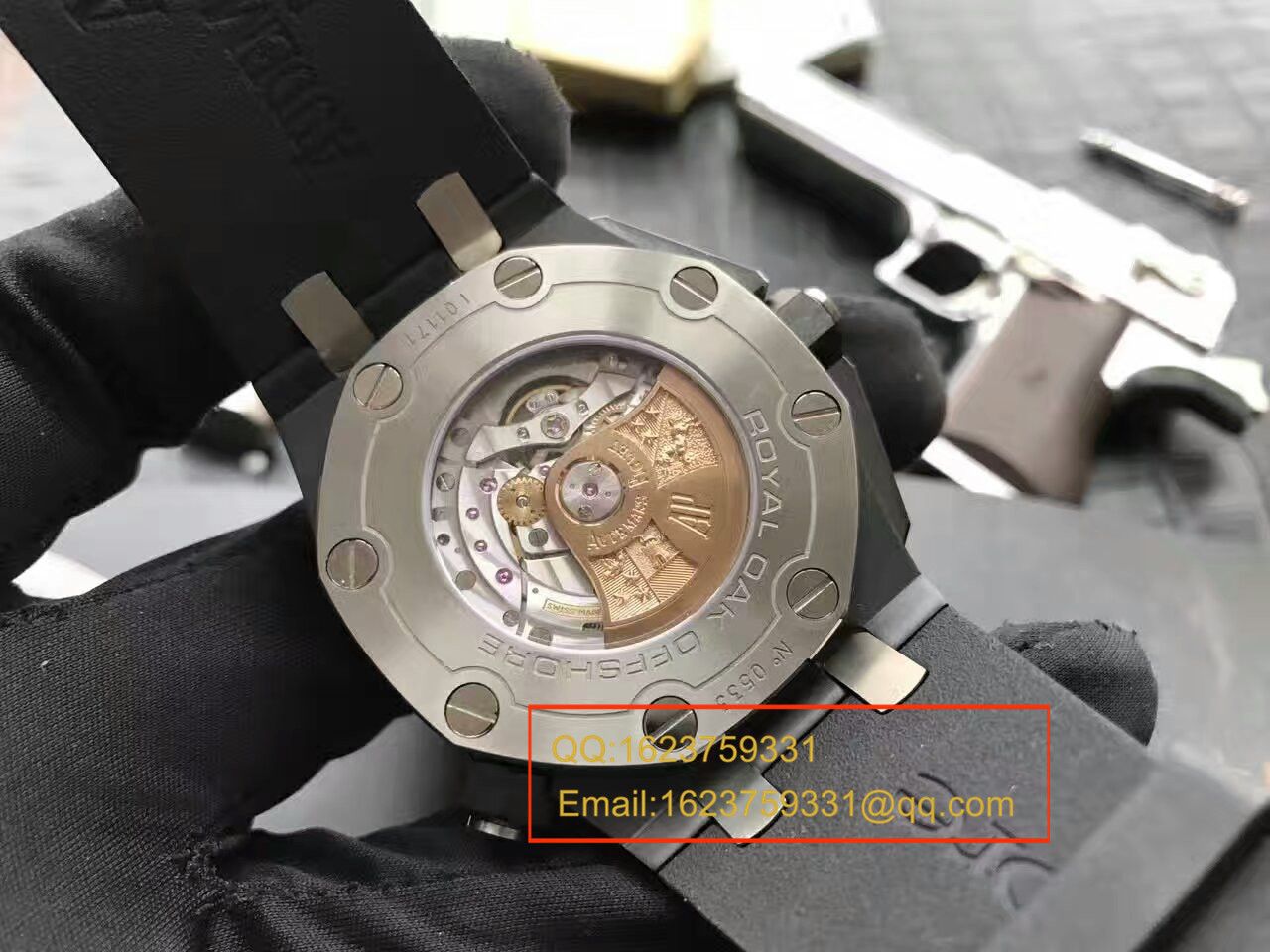  Video analysis Audemars PiguetAudemars Piguet  Royal Oak Offshore 系列15707CE.OO.A002CA.01 wrist watch 【JF Factory 一比一超A高仿】 / JF15707MM