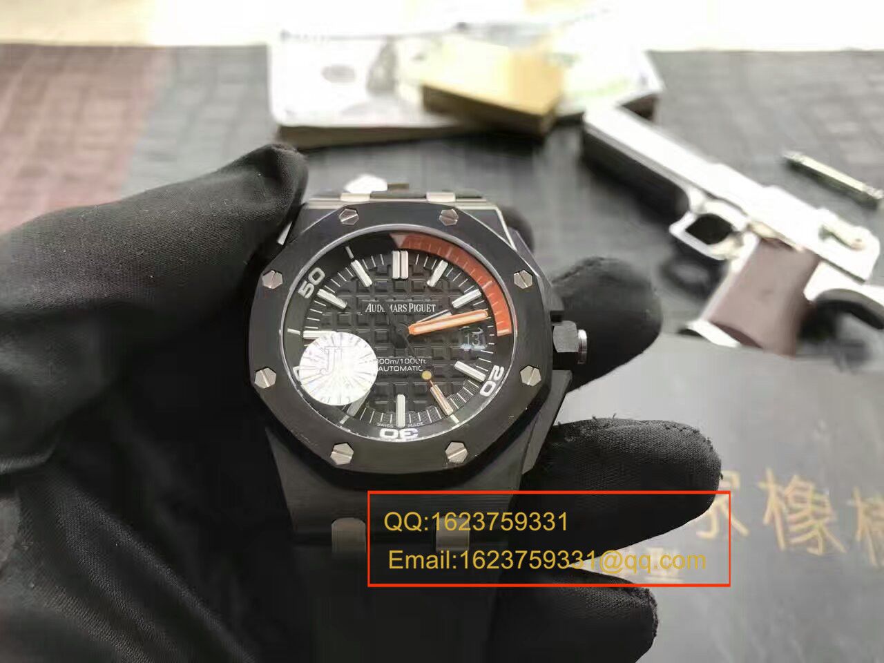  Video analysis Audemars PiguetAudemars Piguet  Royal Oak Offshore 系列15707CE.OO.A002CA.01 wrist watch 【JF Factory 一比一超A高仿】 / JF15707MM