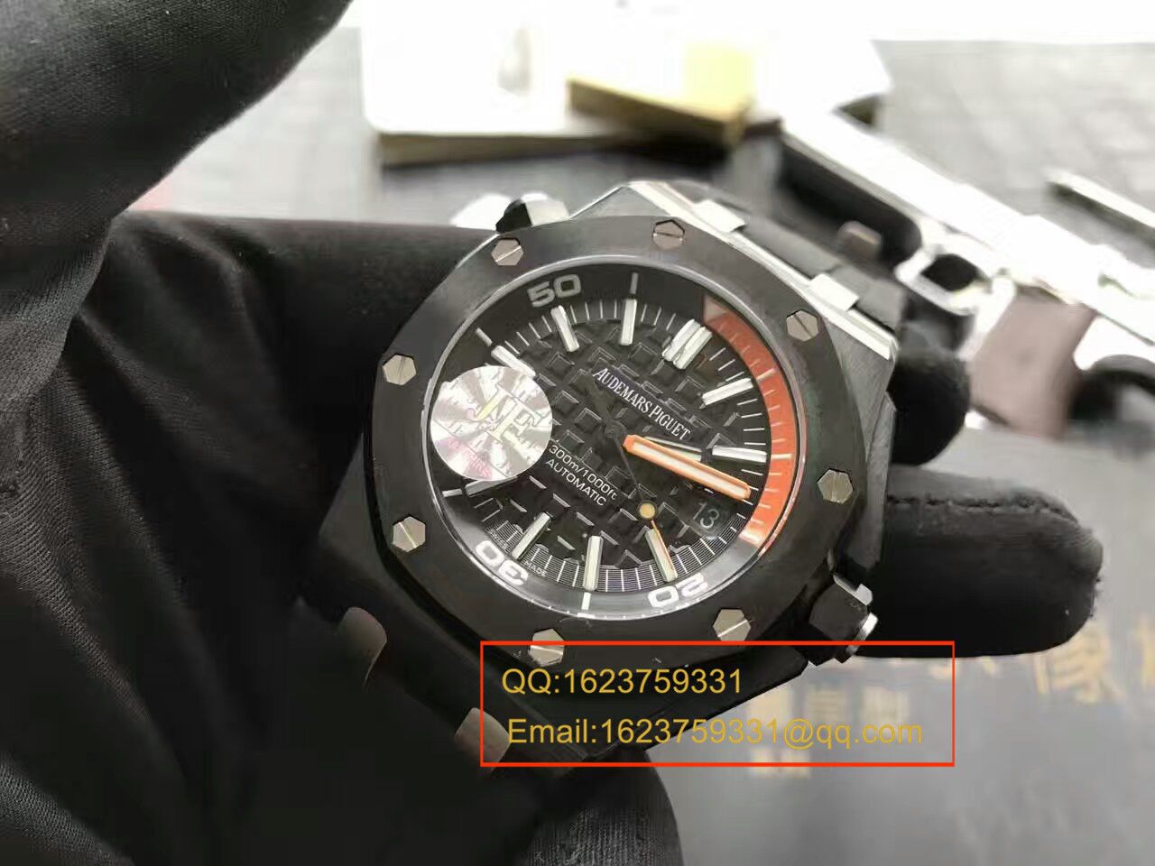  Video analysis Audemars PiguetAudemars Piguet  Royal Oak Offshore 系列15707CE.OO.A002CA.01 wrist watch 【JF Factory 一比一超A高仿】 / JF15707MM