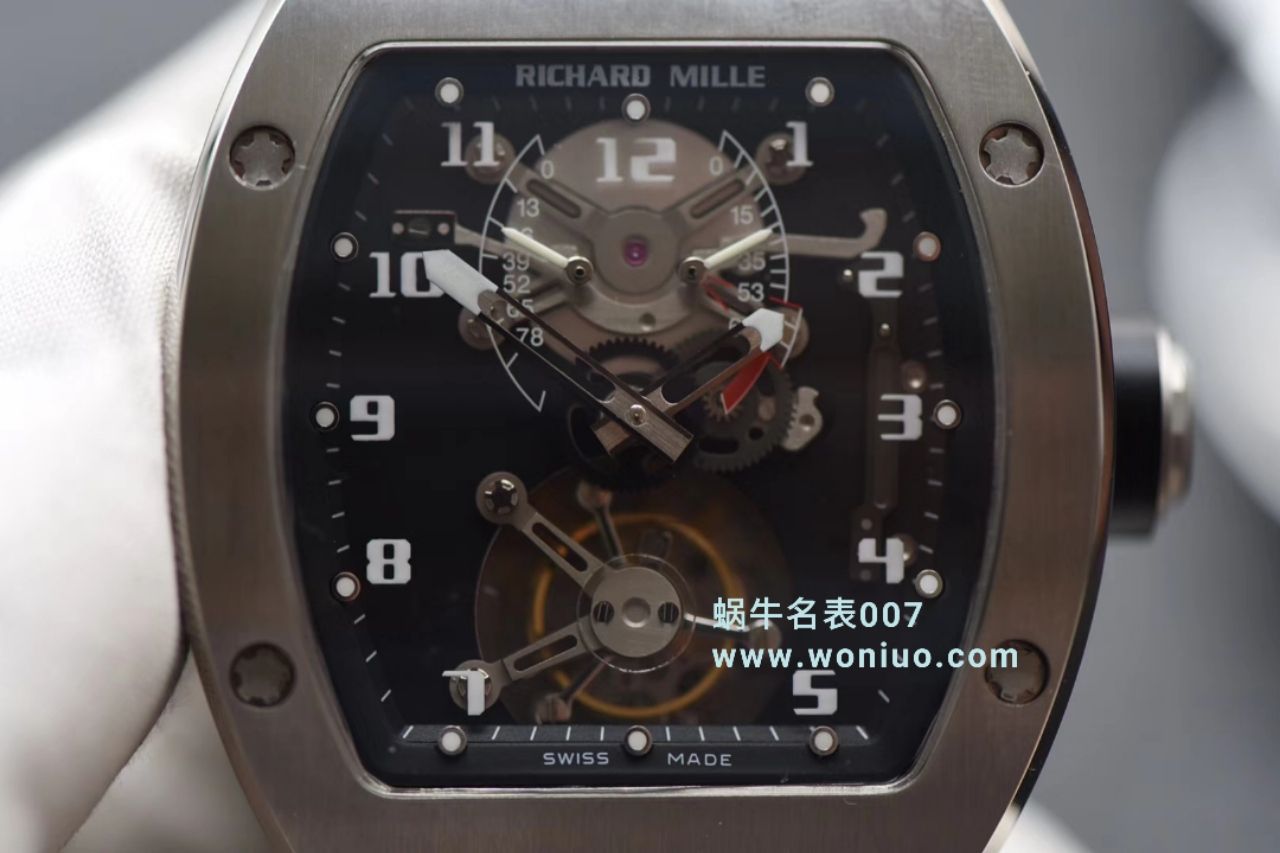 RICHARD MILLE（Richard Mille） Video analysis  Richard Miller 男士系列RM 001 wrist watch JB Factory 高仿RICHARD MILLE RM001真 Tourbillon  / RM 001MM