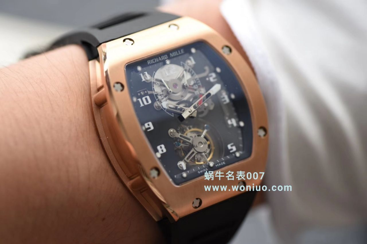 RICHARD MILLE（Richard Mille） Video analysis  Richard Miller 男士系列RM 001 wrist watch JB Factory 高仿RICHARD MILLE RM001真 Tourbillon  / RM 001MM