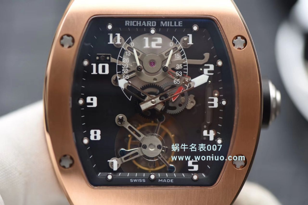 RICHARD MILLE（Richard Mille） Video analysis  Richard Miller 男士系列RM 001 wrist watch JB Factory 高仿RICHARD MILLE RM001真 Tourbillon  / RM 001MM