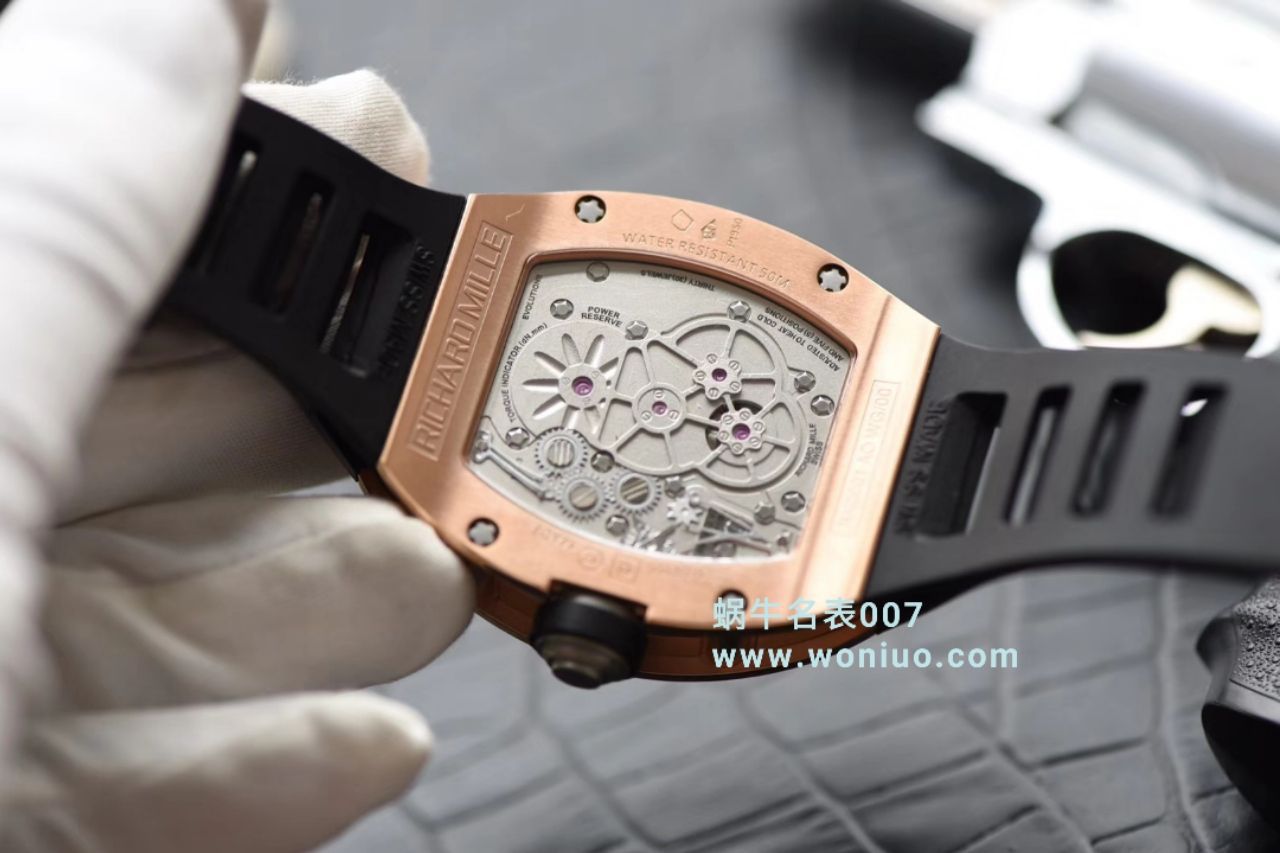 RICHARD MILLE（Richard Mille） Video analysis  Richard Miller 男士系列RM 001 wrist watch JB Factory 高仿RICHARD MILLE RM001真 Tourbillon  / RM 001MM