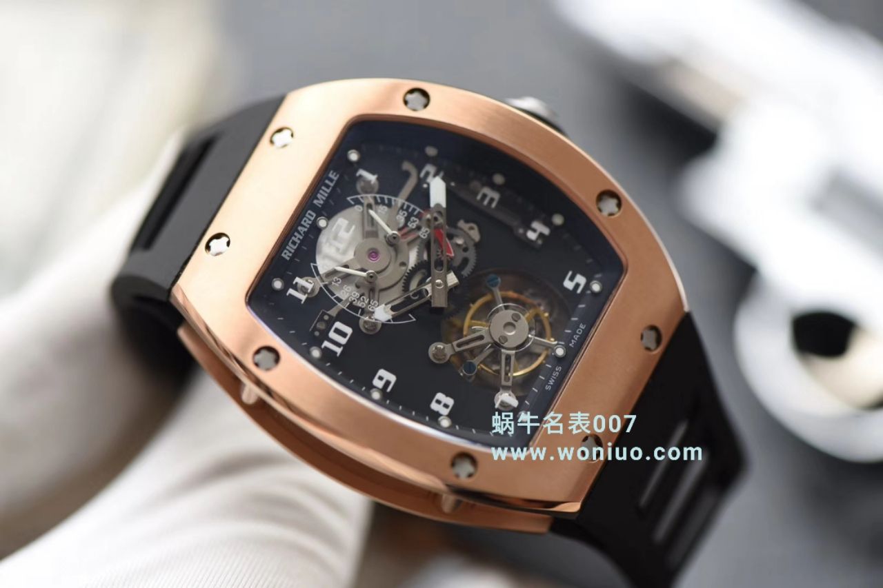 RICHARD MILLE（Richard Mille） Video analysis  Richard Miller 男士系列RM 001 wrist watch JB Factory 高仿RICHARD MILLE RM001真 Tourbillon  / RM 001MM
