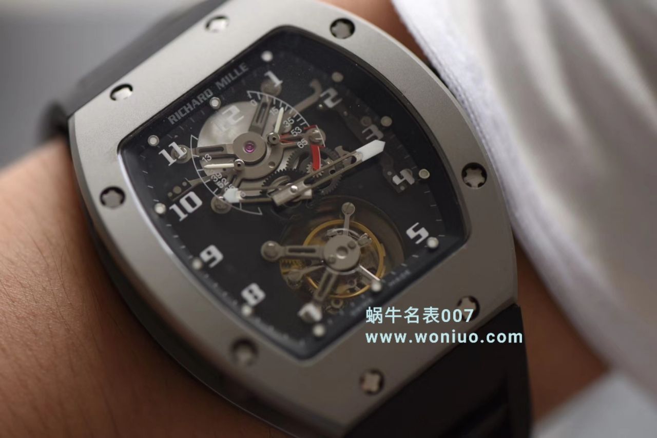 RICHARD MILLE（Richard Mille） Video analysis  Richard Miller 男士系列RM 001 wrist watch JB Factory 高仿RICHARD MILLE RM001真 Tourbillon  / RM 001MM