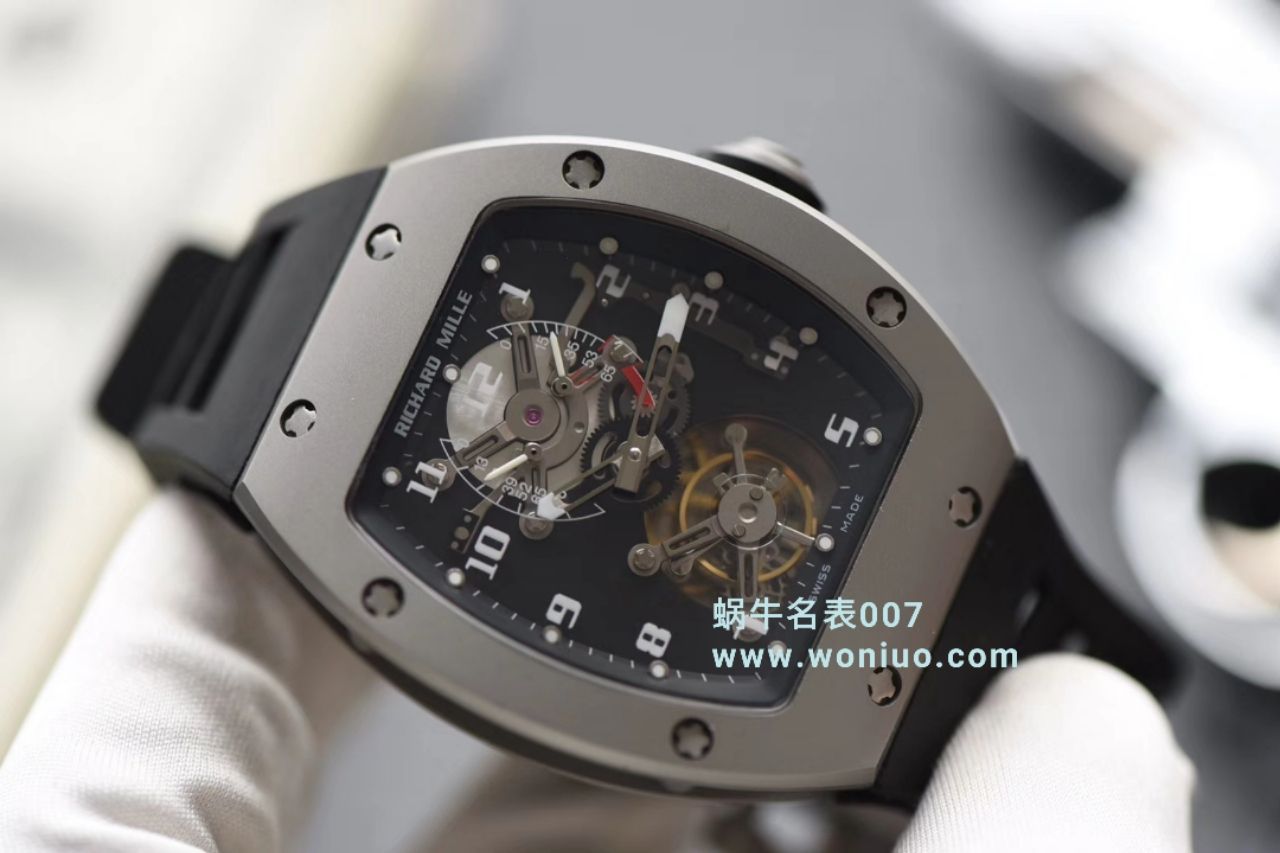 RICHARD MILLE（Richard Mille） Video analysis  Richard Miller 男士系列RM 001 wrist watch JB Factory 高仿RICHARD MILLE RM001真 Tourbillon  / RM 001MM