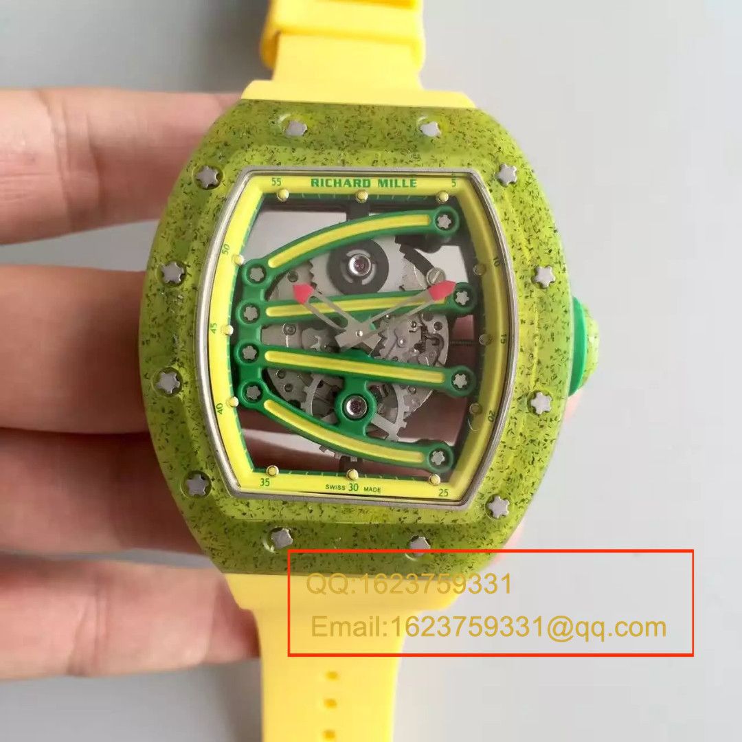  RICHARD MILLE 男士系列RM 59-01 YOHAN BLAKE高仿 wrist watch 【RM一比一高仿RICHARD MILLE理查德RM59-01奇异果手表】 / RM 59-01MM
