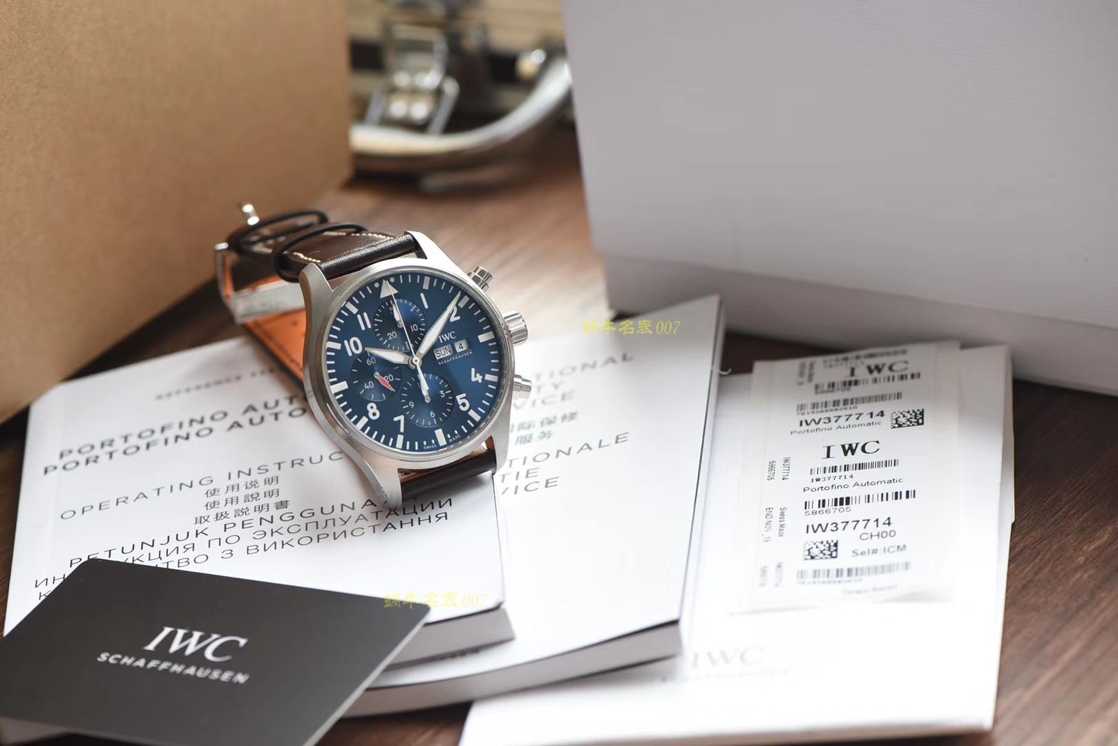 【 Video analysis 、稀缺原单❗最新大全套， IWC 小王子】IWC IWC 表飞行员系列IW377714 wrist watch (小王子) / WG350