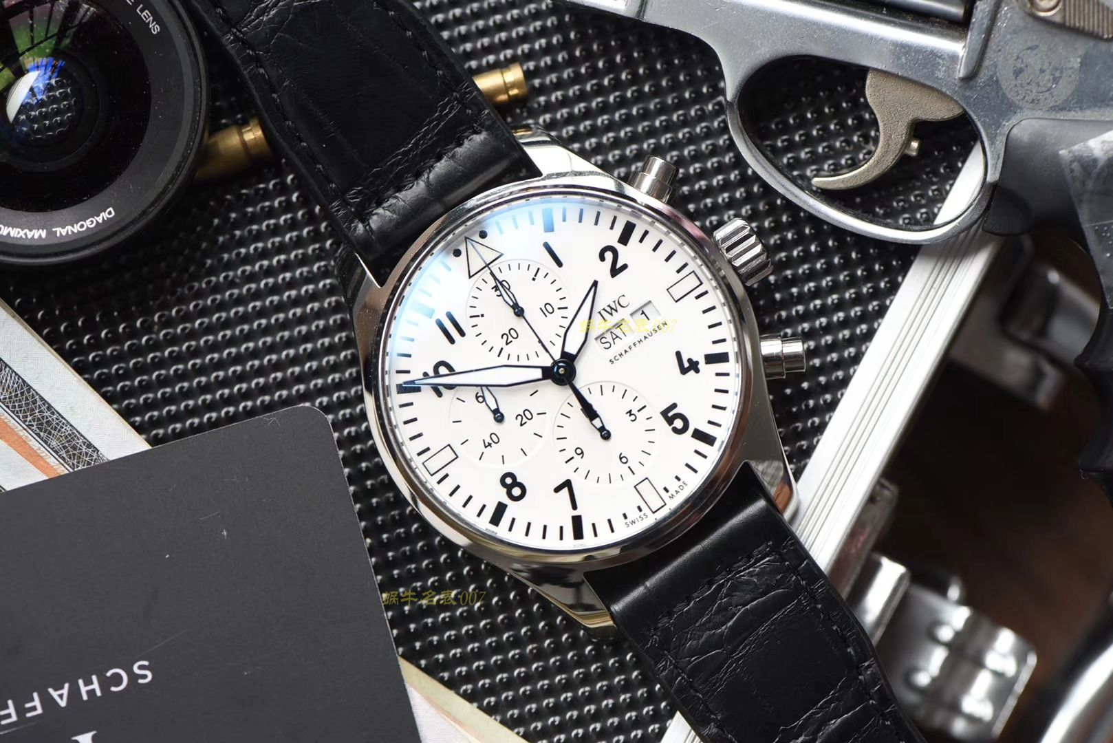 【 Video analysis ，稀缺原单】IWC IWC 表周年纪念系列IW377725 wrist watch （白面150周年纪念版） / WG352