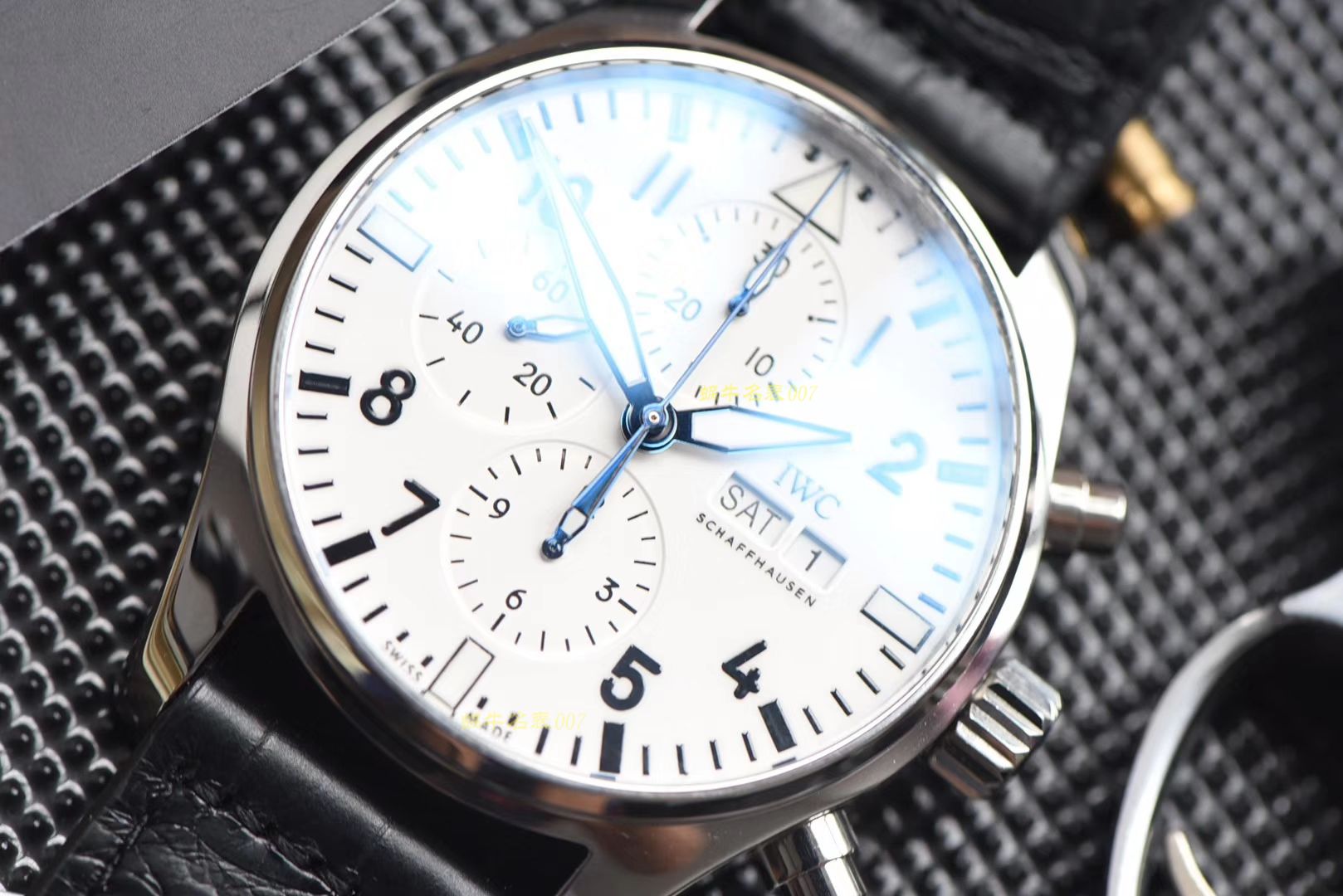【 Video analysis ，稀缺原单】IWC IWC 表周年纪念系列IW377725 wrist watch （白面150周年纪念版） / WG352