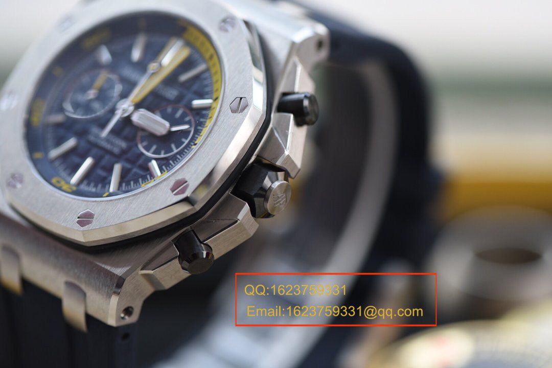  Video analysis JF Factory 一比一超A高仿Audemars Piguet  Royal Oak Offshore 系列26703ST.OO.A027CA.01 wrist watch /Audemars Piguet 蓝莓 / APCB029MM
