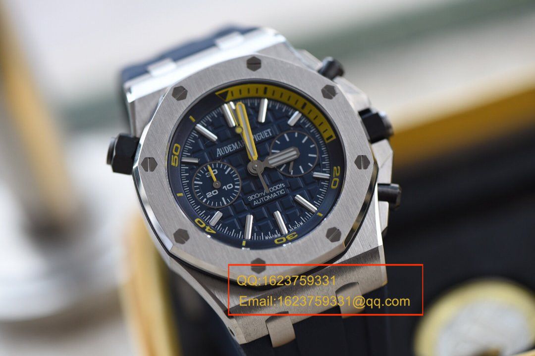  Video analysis JF Factory 一比一超A高仿Audemars Piguet  Royal Oak Offshore 系列26703ST.OO.A027CA.01 wrist watch /Audemars Piguet 蓝莓 / APCB029MM