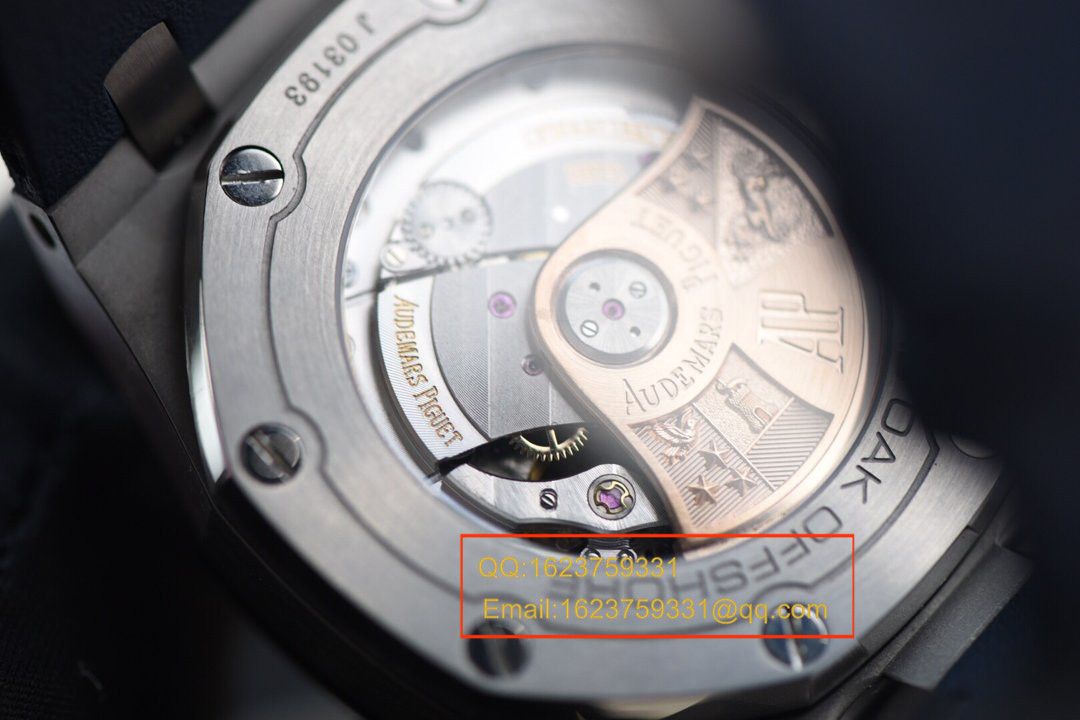  Video analysis JF Factory 一比一超A高仿Audemars Piguet  Royal Oak Offshore 系列26703ST.OO.A027CA.01 wrist watch /Audemars Piguet 蓝莓 / APCB029MM