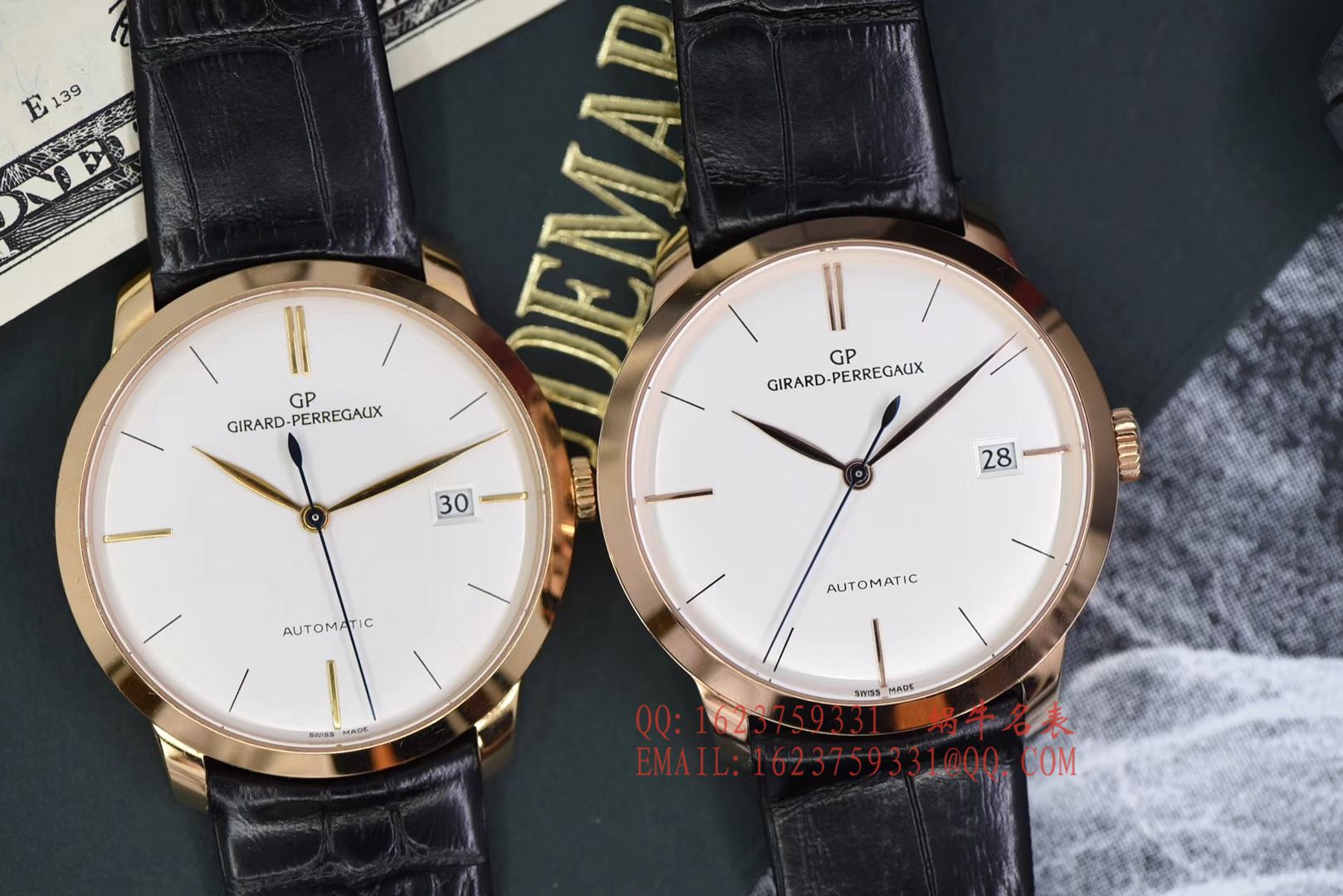  Video analysis GP芝柏表1966系列49525-79-431-BK6A wrist watch 【FK一比一精仿手表】 / M015MM