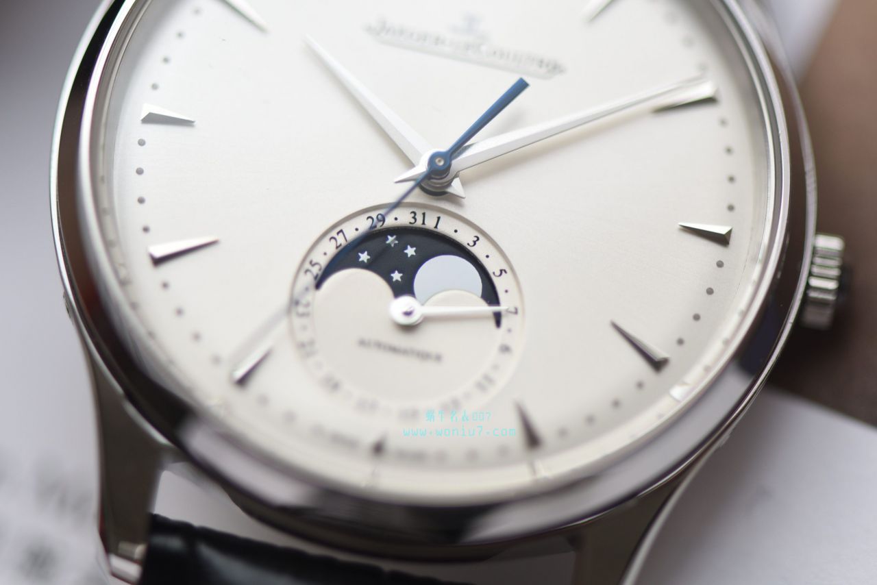  Video analysis  Jaeger-LeCoultre 大师系列1368420 wrist watch 一比一高仿手表【ZF新品， Jaeger-LeCoultre 月相大师系列】 / JJ123MM