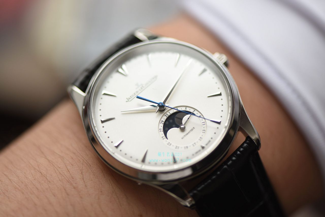  Video analysis  Jaeger-LeCoultre 大师系列1368420 wrist watch 一比一高仿手表【ZF新品， Jaeger-LeCoultre 月相大师系列】 / JJ123MM