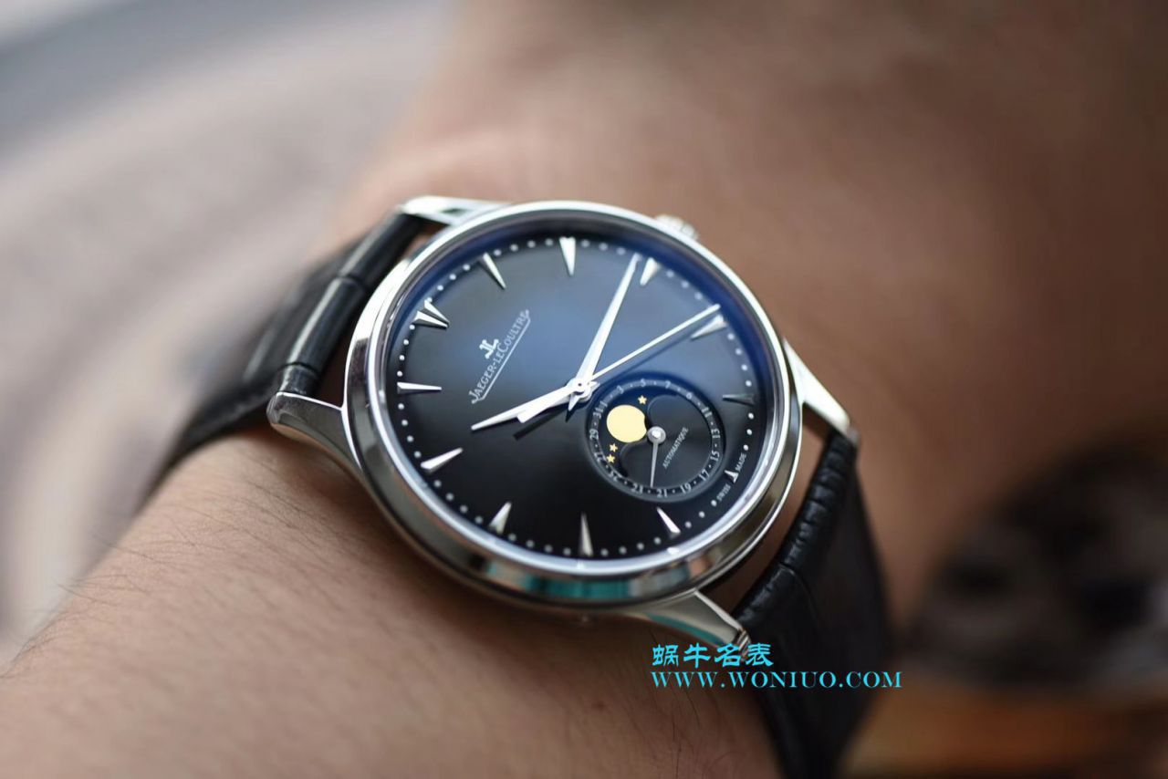  Video analysis  Jaeger-LeCoultre 大师系列1368420 wrist watch 一比一高仿手表【ZF新品， Jaeger-LeCoultre 月相大师系列】 / JJ123MM
