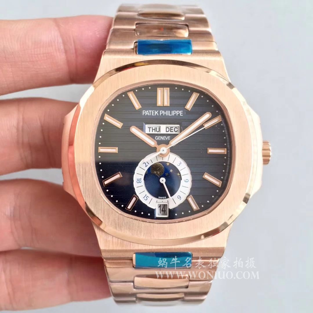  Video analysis  PATEK PHILIPPE Nautilus运动系列5726/1A-001 wrist watch 【KM一比一超A高仿 Nautilus V2版本】 / BD200MM