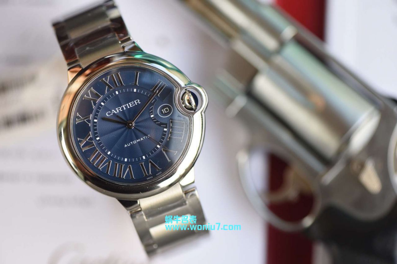  Video analysis  Cartier  蓝气球系列WSBB0025 wrist watch 男款42MM钢带款【HBBV6一比一复刻高仿～蓝气球42mm新款蓝面】 / K169MM