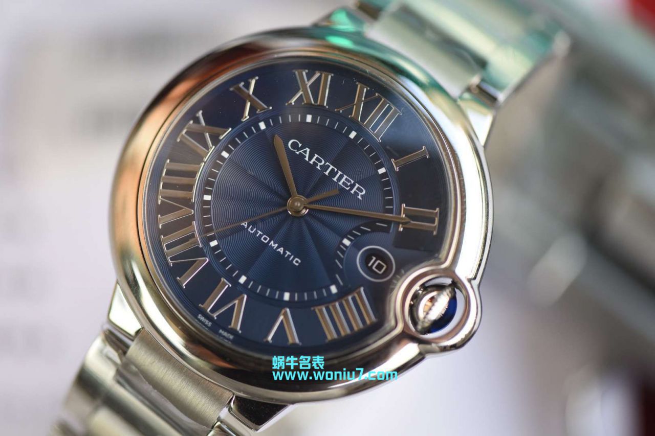  Video analysis  Cartier  蓝气球系列WSBB0025 wrist watch 男款42MM钢带款【HBBV6一比一复刻高仿～蓝气球42mm新款蓝面】 / K169MM