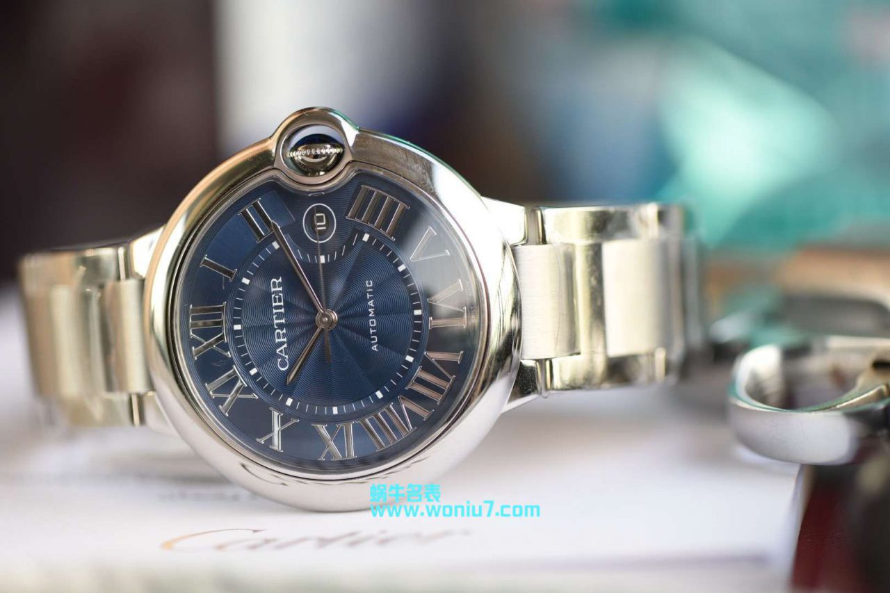  Video analysis  Cartier  蓝气球系列WSBB0025 wrist watch 男款42MM钢带款【HBBV6一比一复刻高仿～蓝气球42mm新款蓝面】 / K169MM