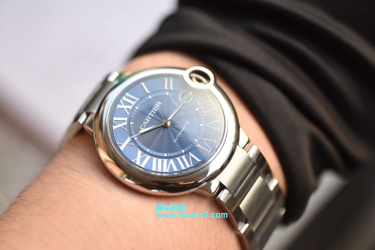  Video analysis  Cartier  蓝气球系列WSBB0025 wrist watch 男款42MM钢带款【HBBV6一比一复刻高仿～蓝气球42mm新款蓝面】 / K169MM