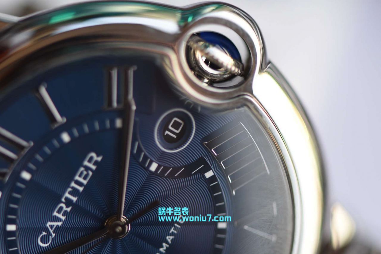  Video analysis  Cartier  蓝气球系列WSBB0025 wrist watch 男款42MM钢带款【HBBV6一比一复刻高仿～蓝气球42mm新款蓝面】 / K169MM
