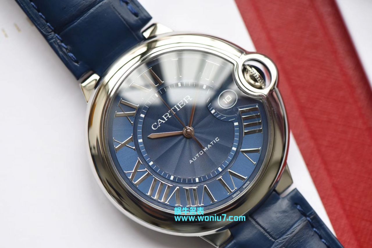  Video analysis  Cartier  蓝气球系列WSBB0025 wrist watch 男款42MM钢带款【HBBV6一比一复刻高仿～蓝气球42mm新款蓝面】 / K169MM