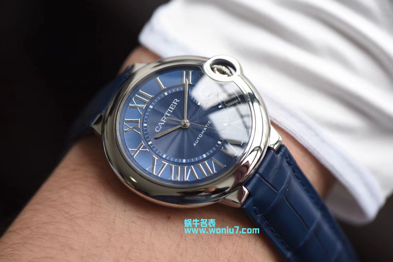  Video analysis  Cartier  蓝气球系列WSBB0025 wrist watch 男款42MM钢带款【HBBV6一比一复刻高仿～蓝气球42mm新款蓝面】 / K169MM