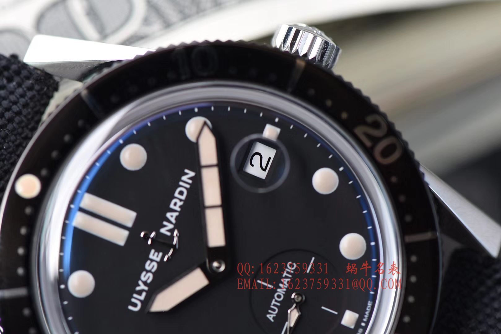  Video analysis 一比一超A高仿 Ulysse Nardin 表Ulysse Nardin Diver潜水表系列Le Locle 勒洛克潜水 wrist watch 3203-950 / YD012MM