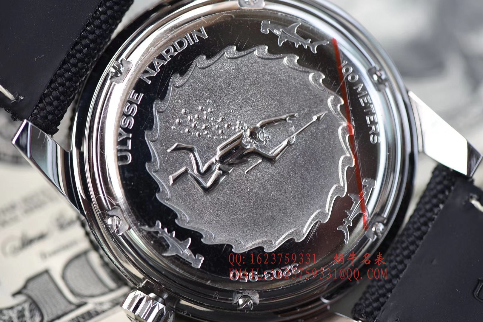  Video analysis 一比一超A高仿 Ulysse Nardin 表Ulysse Nardin Diver潜水表系列Le Locle 勒洛克潜水 wrist watch 3203-950 / YD012MM