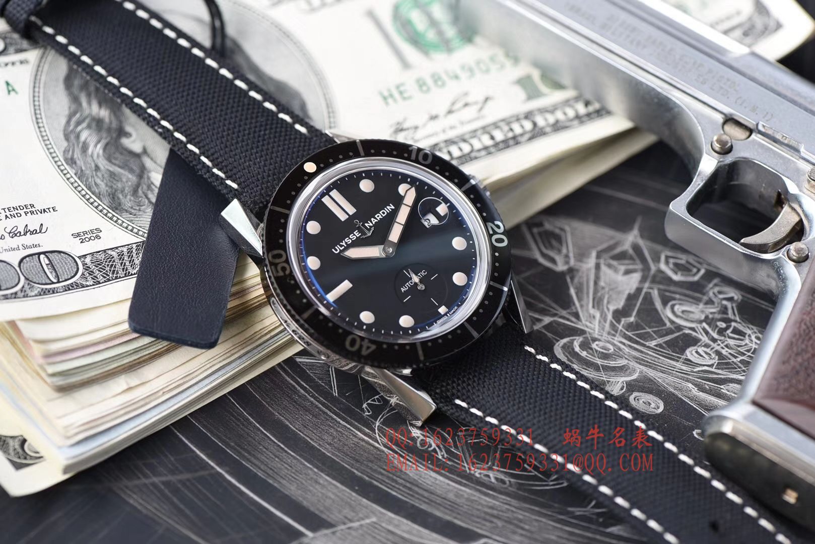  Video analysis 一比一超A高仿 Ulysse Nardin 表Ulysse Nardin Diver潜水表系列Le Locle 勒洛克潜水 wrist watch 3203-950 / YD012MM