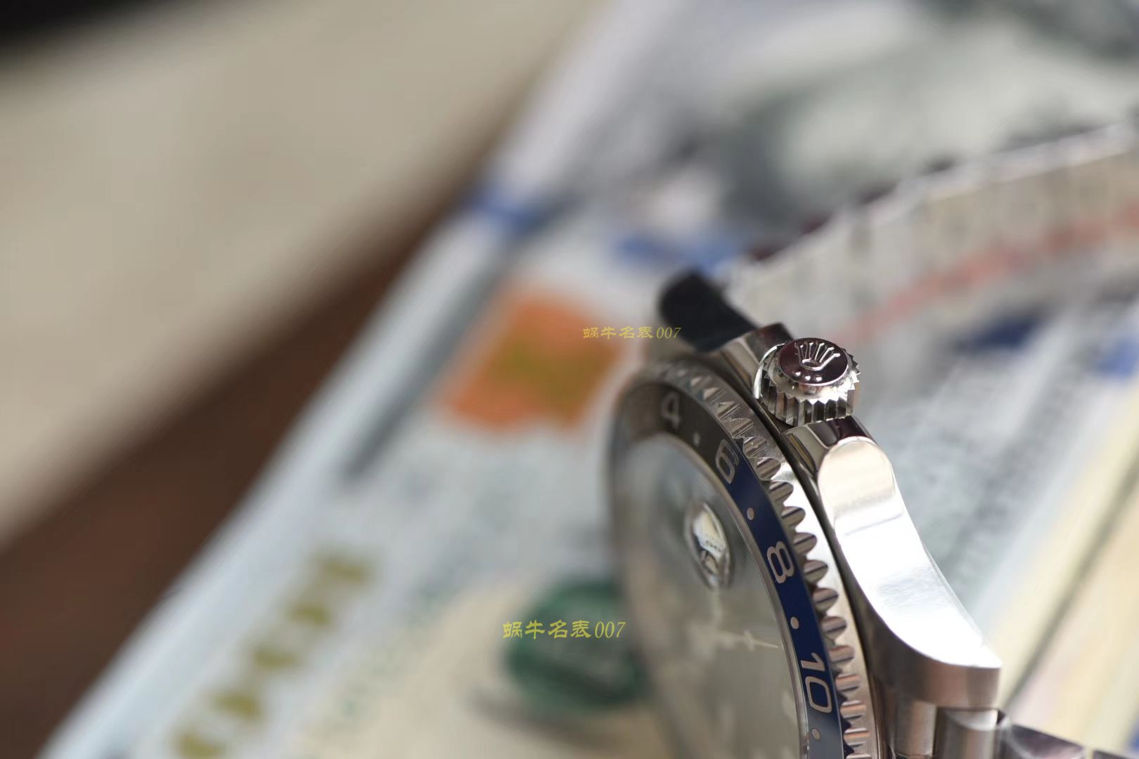 【视频讲解】 Rolex  GMT MASTER II系列m126710blnr-0002 wrist watch 【DJ一比一复刻最新升级克隆高仿3186 Movement  Rolex  GMT MASTER I二代黑篮圈】 / R300